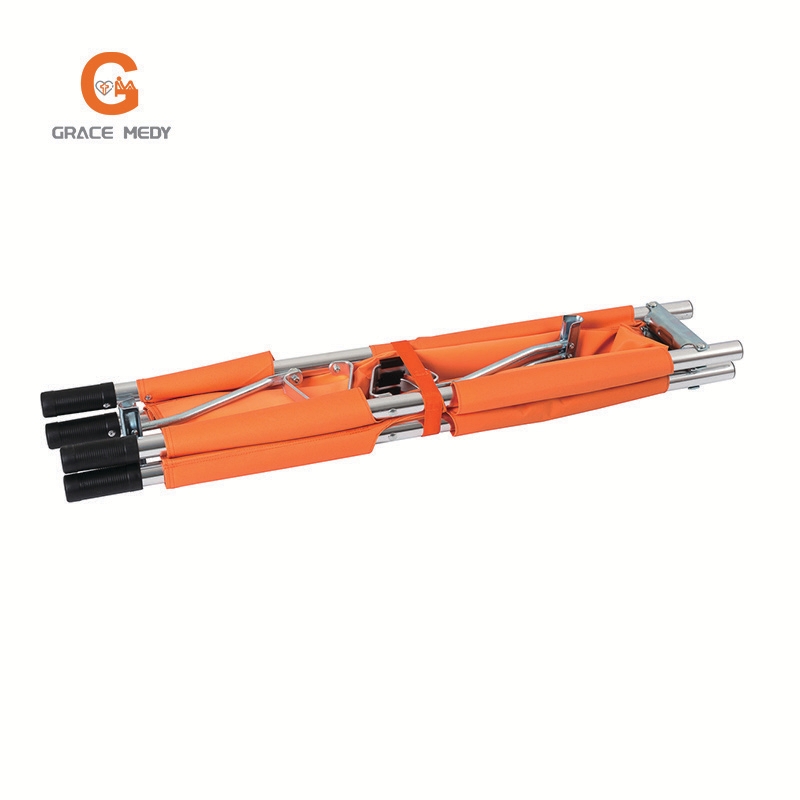 DJAL-AL4-1 Aluminum Alloy Four-fold Stretcher