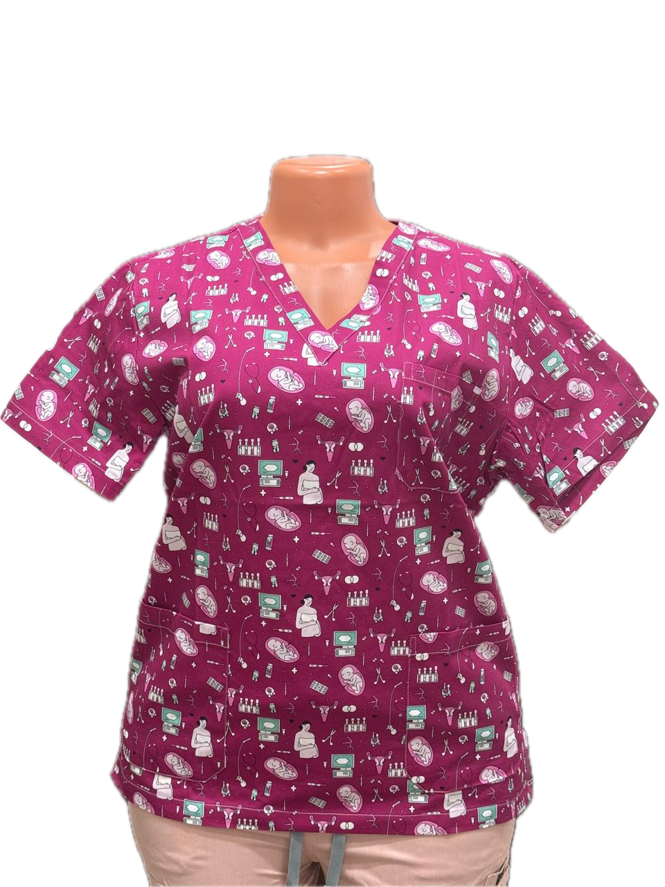 Nurse Top Scrubs - Image 2