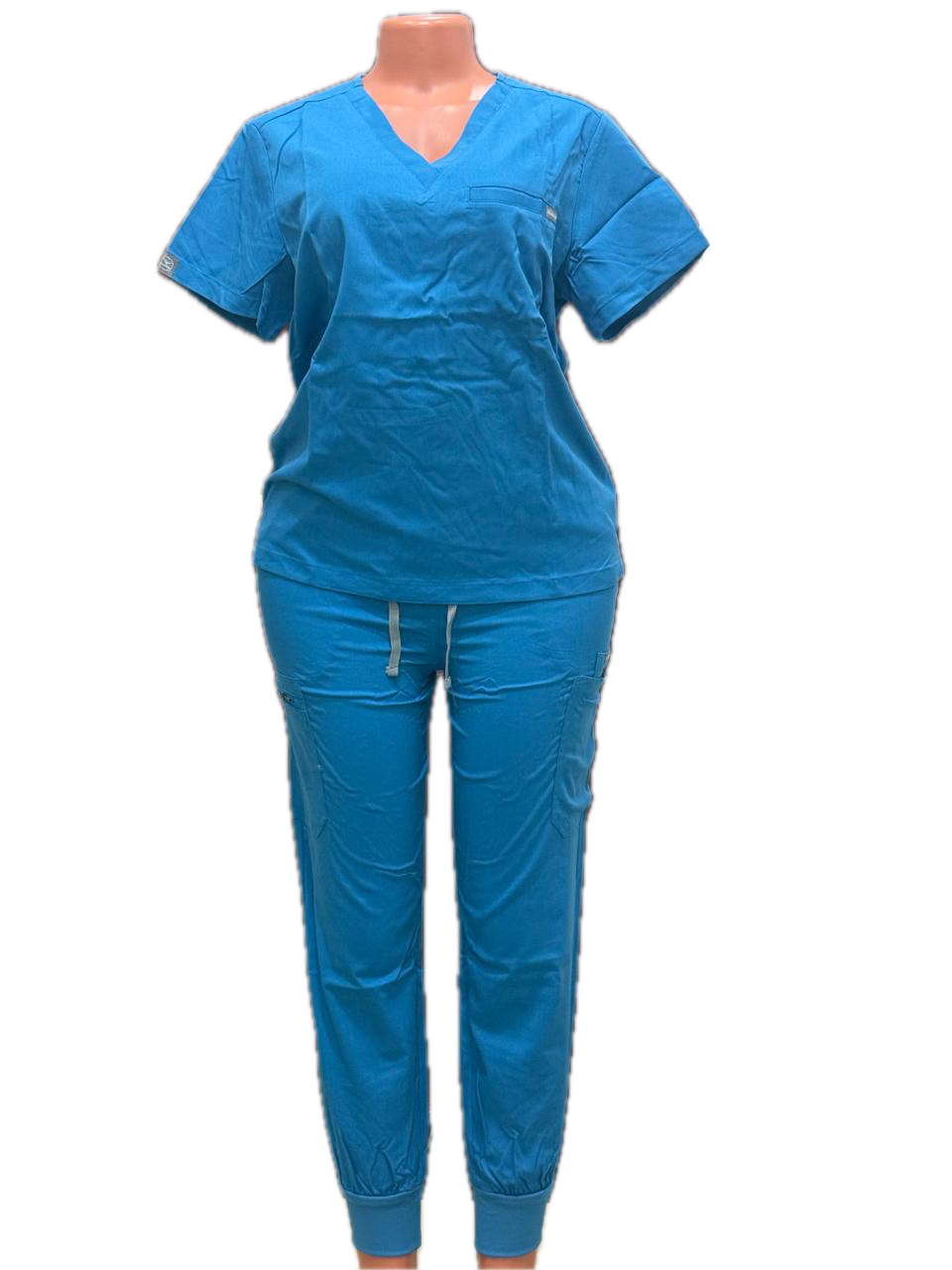 Sky Blue Scrub Set